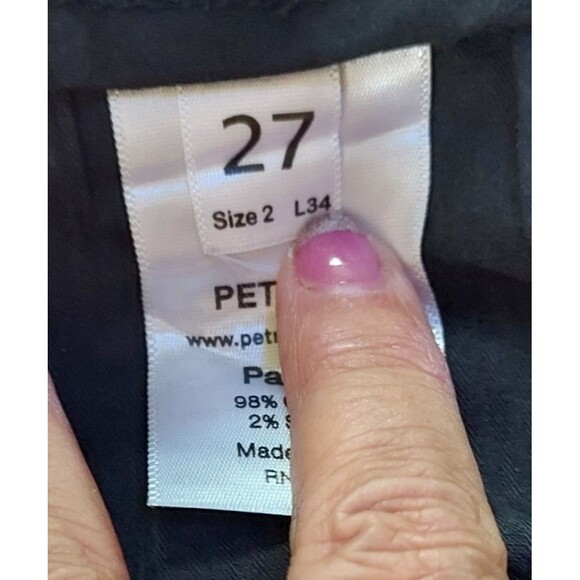 Petrol Jeans Snake Print Sz 27 Womens 2 Stretch Gray Rhinestones Bling Denim - Picture 8 of 14